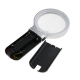 Maxbell 3X LED Lighted Foldable Magnifier With LED Llights For Reading Watch Repair