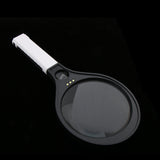 Maxbell Racket Type Handheld LED Light Magnifier Magnifying Glass Lens Jewelry Loupe