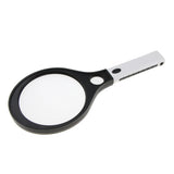 Maxbell Racket Type Handheld LED Light Magnifier Magnifying Glass Lens Jewelry Loupe