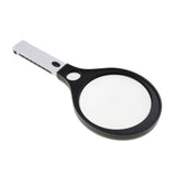 Maxbell Racket Type Handheld LED Light Magnifier Magnifying Glass Lens Jewelry Loupe