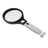 Maxbell Racket Type Handheld LED Light Magnifier Magnifying Glass Lens Jewelry Loupe