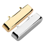 Maxbell Brass Neck Pickup Cover Electric Guitar Parts for TL Tele Telecaster Style Musical Lovers Gift Gold