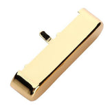 Maxbell Brass Neck Pickup Cover Electric Guitar Parts for TL Tele Telecaster Style Musical Lovers Gift Gold