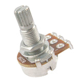 Maxbell 10Pcs Instrument Accs B25K Potentiometer Pots Pull Switch 18mm Shaft Long