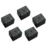 Maxbell 5 Pieces 24V DC Mini Power Relay SPDT 10A PCB Mount with 5 Pins HY3FF-DC24V