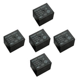 Maxbell 5 Pieces 24V DC Mini Power Relay SPDT 10A PCB Mount with 5 Pins HY3FF-DC24V