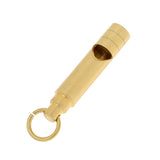 Maxbell Mini Pocket High Brass Safety Emergency Survival Whistle Key Chain for Outdoor Camping Hiking