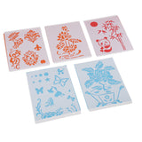 Maxbell 5 Pieces PP Material Kids Drawing Craft Drawing Template Stencils 21x15cm #1