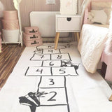 Maxbell Linen Floor Carpet Baby Indoor Gym Game Play Mats Playmat Crawling Pad Children Room Blanket ( Number Pattern )