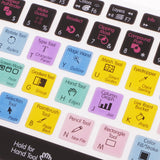 Maxbell Shortcut Gel Keyboard Guard Film Cover Skin For Macbook Air/ Pro 13/15/17'' #1