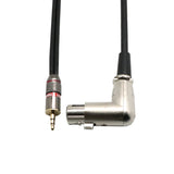 Maxbell Audio 1ft Cable 1/8" TRS Stereo to XLR Female - 3.5mm (Mini) to XLR-F Cable Cord for iPhone, iPod, Computer, Video Camera and more - Single