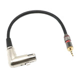 Maxbell Audio 1ft Cable 1/8" TRS Stereo to XLR Female - 3.5mm (Mini) to XLR-F Cable Cord for iPhone, iPod, Computer, Video Camera and more - Single