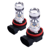 Maxbell 1 Pair H11 Fog Light High Power 100w 20LED Bulb Lamp for Universal Car Truck