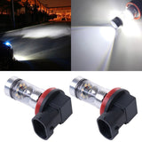 Maxbell 1 Pair H11 Fog Light High Power 100w 20LED Bulb Lamp for Universal Car Truck