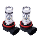 Maxbell 1 Pair H11 Fog Light High Power 100w 20LED Bulb Lamp for Universal Car Truck