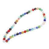 Maxbell Mix Color Millefiori Lampwork Glass Round Beads Loose Spacer Beads for Jewelry Making Crafts 8mm