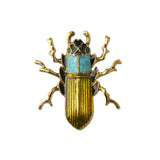 Maxbell Vintage Alloy Colorful Insect Brooch Lapel Pin Broach Jewelry Gift for Men Women