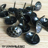 Maxbell Pack of 100PCS Durable Dots Upholstery Tacks Nails Sofa Shoe Door Furniture Decor Copper Stud Pins 19*20MM