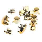 Maxbell Full Buttons Set Replacement Parts Chrome Triggers for Sony PS4 Controller Gold