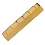 Maxbell 42mm Pre-Slotted Brass Nut Replacement for 6 String Electric/Acoustic Guitar