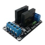 Maxbell 5V 2 Channel G3MB-202P Solid State Relay Module With Resistive Fuse 240V 2A Output