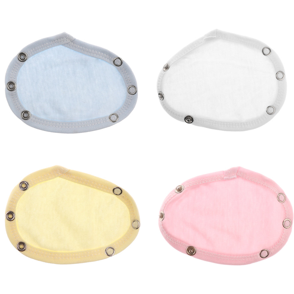 Maxbell New Baby Kids Bodysuit / Vest Extender 100% Cotton, One Size Varity Color X4