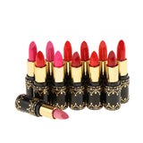 Maxbell 12 Pieces Long Lasting Moisturizing Nourishing Red Lipstick Lip Gloss Makeup