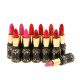 Maxbell 12 Pieces Long Lasting Moisturizing Nourishing Red Lipstick Lip Gloss Makeup