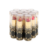 Maxbell 12 Pieces Long Lasting Moisturizing Nourishing Red Lipstick Lip Gloss Makeup