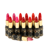 Maxbell 12 Pieces Long Lasting Moisturizing Nourishing Red Lipstick Lip Gloss Makeup