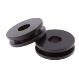 Maxbell Detachable Windshield Replacement Bushing Grommets for Harley Road King Softail - Black