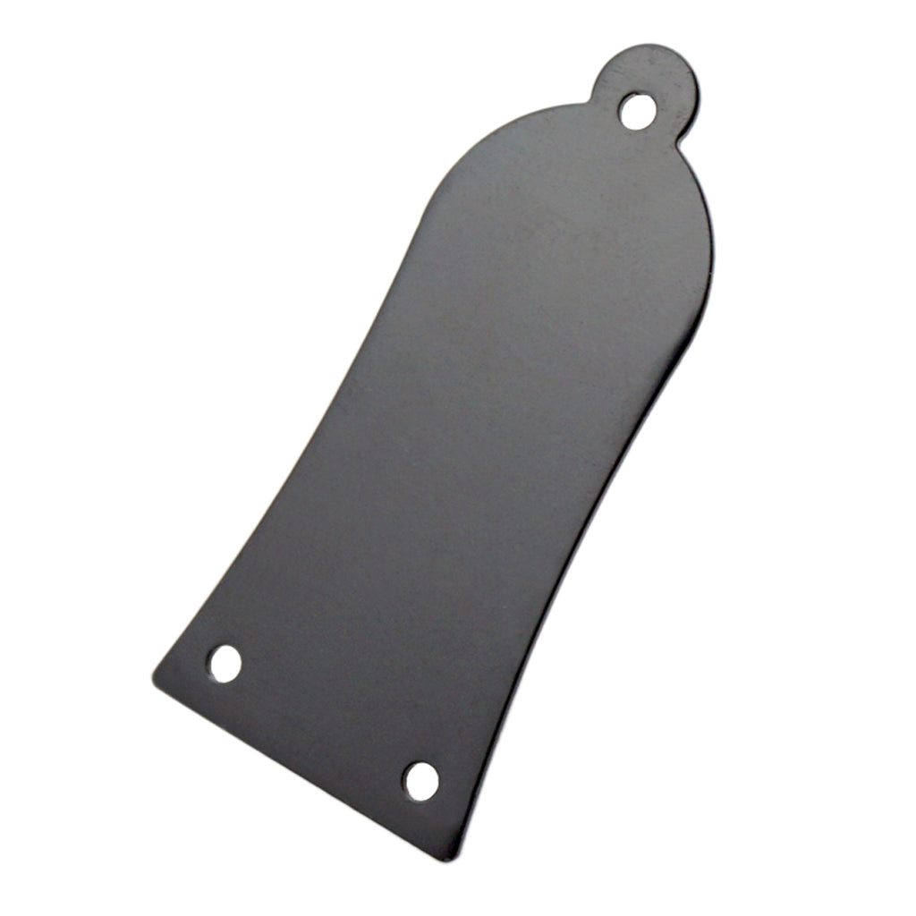 Maxbell Metal Guitar 3 hole Truss Rod Cover Plate for Bass Guitar Replacement Black