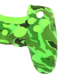 Maxbell Anti-slip Silicone Cover Case Protection Sleeve for Sony PS4 Gamepad Grip Green