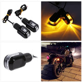 Maxbell 1 Pair Universal  Rear Motorcycle LED Turn Signal Light  Amber