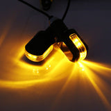 Maxbell 1 Pair Universal  Rear Motorcycle LED Turn Signal Light  Amber