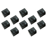 Maxbell 10PCS 12V DC Mini Power Relay HYV6-DC12V-C SPDT 7A 20A PCB Mount with 5 Pin