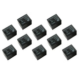 Maxbell 10PCS 12V DC Mini Power Relay HYV6-DC12V-C SPDT 7A 20A PCB Mount with 5 Pin