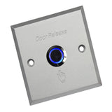 Maxbell Door Exit Button Switch Plate With LED Light Indicator for Home Office Access Control System 86x86x44mm