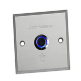 Maxbell Door Exit Button Switch Plate With LED Light Indicator for Home Office Access Control System 86x86x44mm