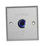 Maxbell Door Exit Button Switch Plate With LED Light Indicator for Home Office Access Control System 86x86x44mm