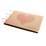 Maxbell Red Rose Love Stripe DIY Photo Album Scrapbook Diary Gift Memory Love 30 Sheets 60 Pages