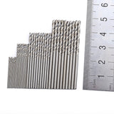 Maxbell 40Pieces Mini Drill HSS Bit 1.0mm-2.5mm Straight Shank PCB Twist Drill Bits Set