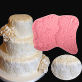 Maxbell Flower Lace Bouquet Silicone Mould Fondant Cake Decorating Icing Soap Mold