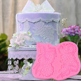 Maxbell Flower Lace Bouquet Silicone Mould Fondant Cake Decorating Icing Soap Mold