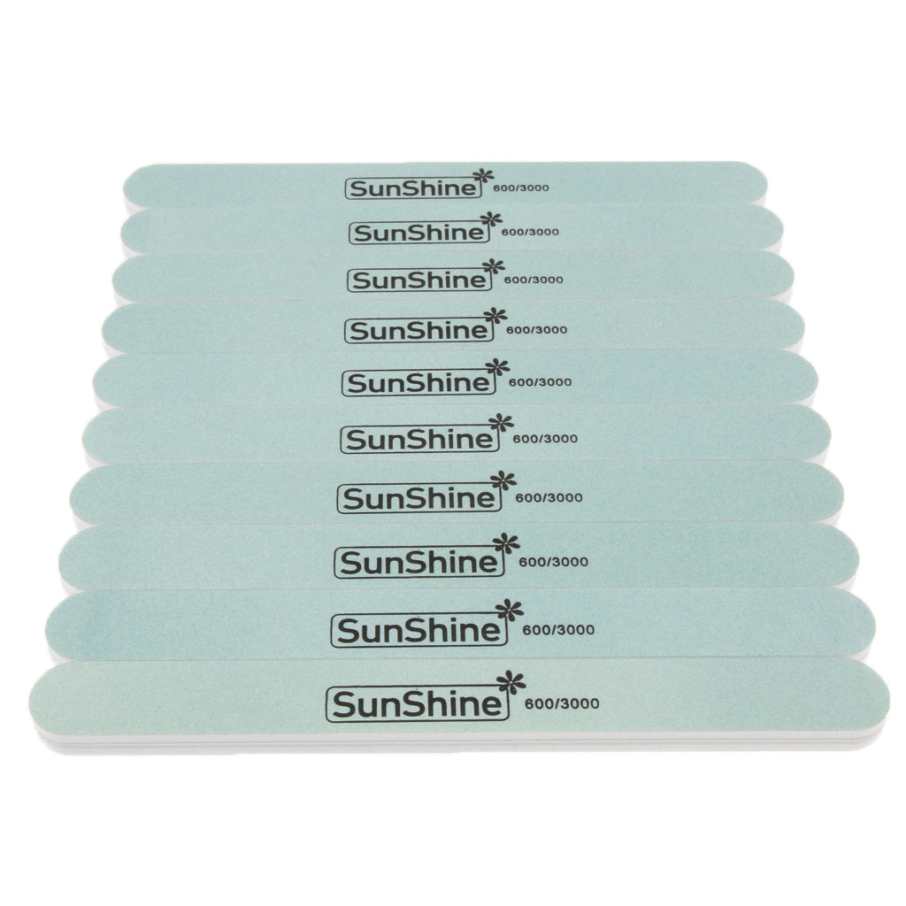 Maxbell 10pieces Nail Art Manicure Acrylic Gel Tip Polish Buffer Buffing Sanding Block Files Set