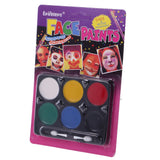 Maxbell 6 Colors Face Body DIY Painting Make up Oil Paint Cosmetic Set for Halloween Christmas Party Fancy Dress Kids Adult