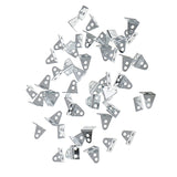 Maxbell 40 Pieces L-shaped angle Iron for Architectural Model Toy Car Part Robotics