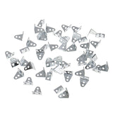 Maxbell 40 Pieces L-shaped angle Iron for Architectural Model Toy Car Part Robotics