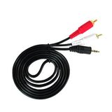 Maxbell 3.5mm Audio Plug Male to 2 RCA Plug Male Stereo Cable Cord Lead