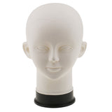 Maxbell White PVC Children Mannequins Manikin Head Model for Wig Hat Scarf Glasses Show Stand Headphone Display
